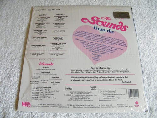 JIMMY WEBER and The Sounds - From The Heart - LP WRS Shrink - 1990 Polka Ohio - Imagen 2 de 7