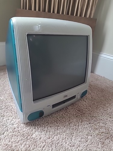 Apple iMac G3 M4984 Bondi Blue Computer AS-IS FOR PARTS OR REPAIR (see descr) - Afbeelding 2 van 24