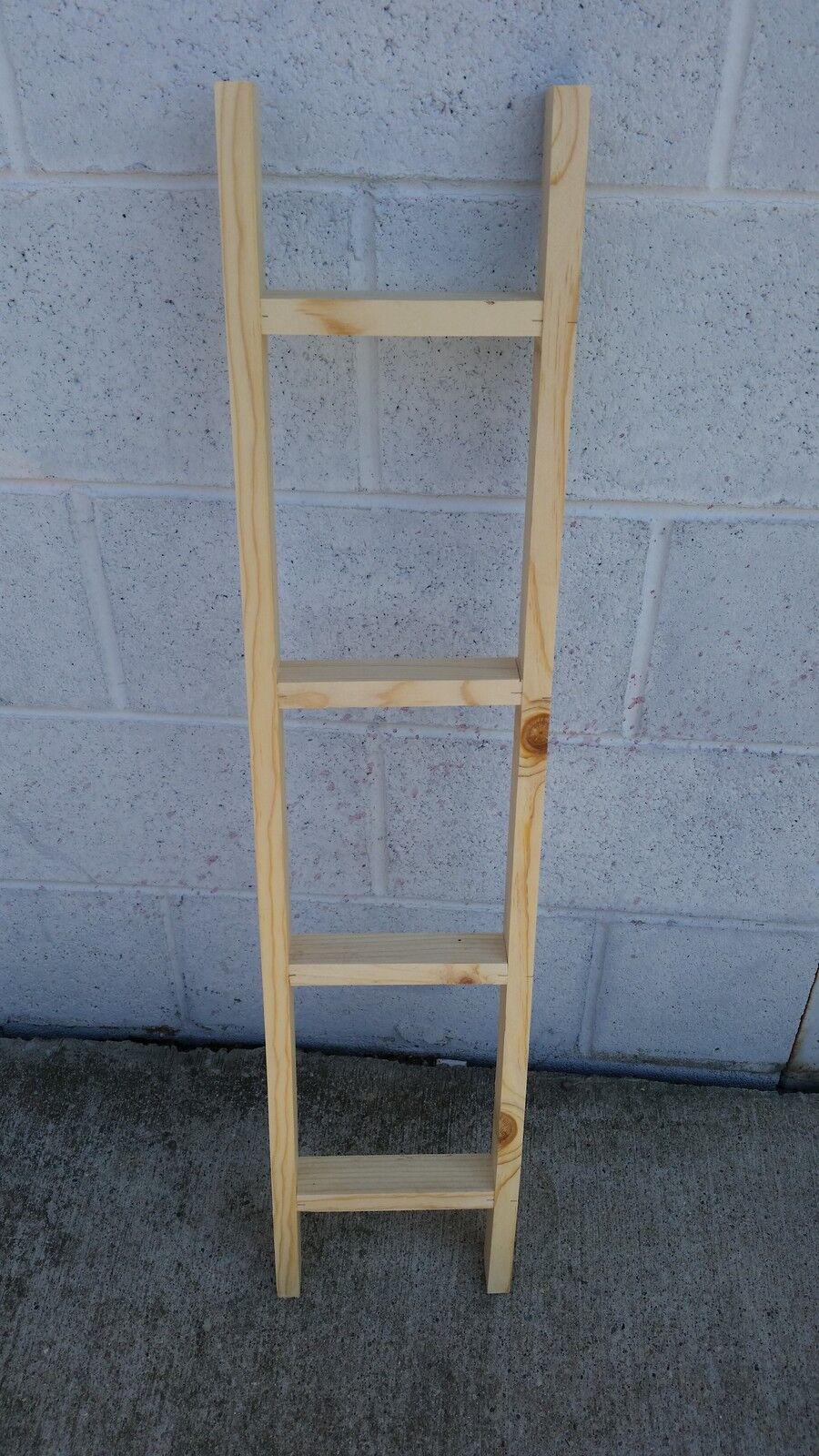 36" Decorative Wooden Ladder UNFINiSHED Do it yourself 