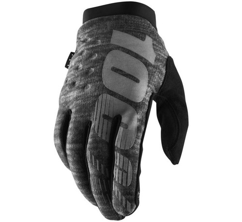 Guantes de clima frío 100 % gris brezo para hombre - L 10016-007-12
