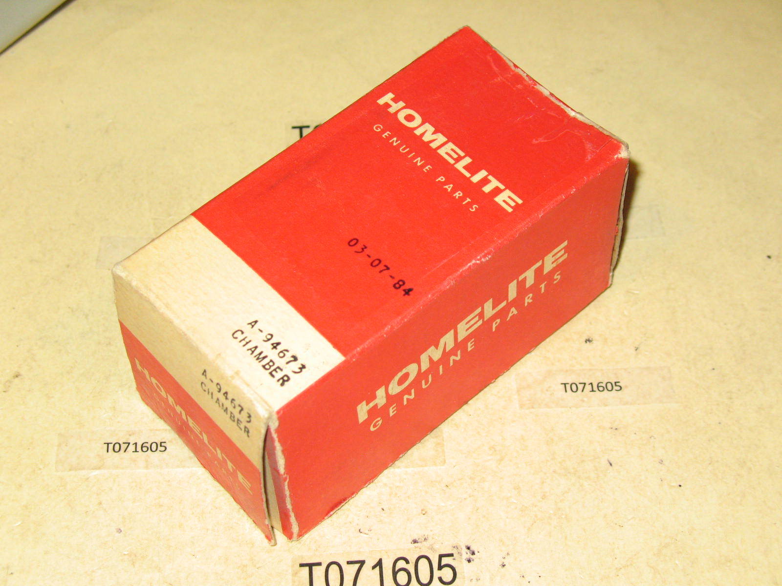 OEM Genuine HOMELITE A94673 plate, carburetor chamber & hoses 330