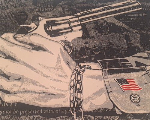 Shepard FAIREY Obey Giant "Democracid" Limted Edition Signed print Sold Out - Picture 3 of 5