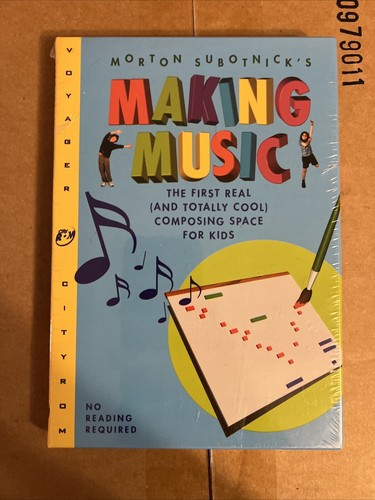 NEW Morton Subotnick's Making Music PC Mac Computer Voyager Program 1
