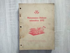 MF Moissonneuse-Batteuse automotrice 892 - Catalogo pezzi di ricambio