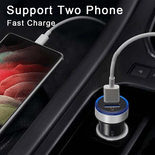 For Motorola Moto G Play 2024 Power Edge G14 Wall Car Charger USB-C Cable Cord - Picture 8 of 31
