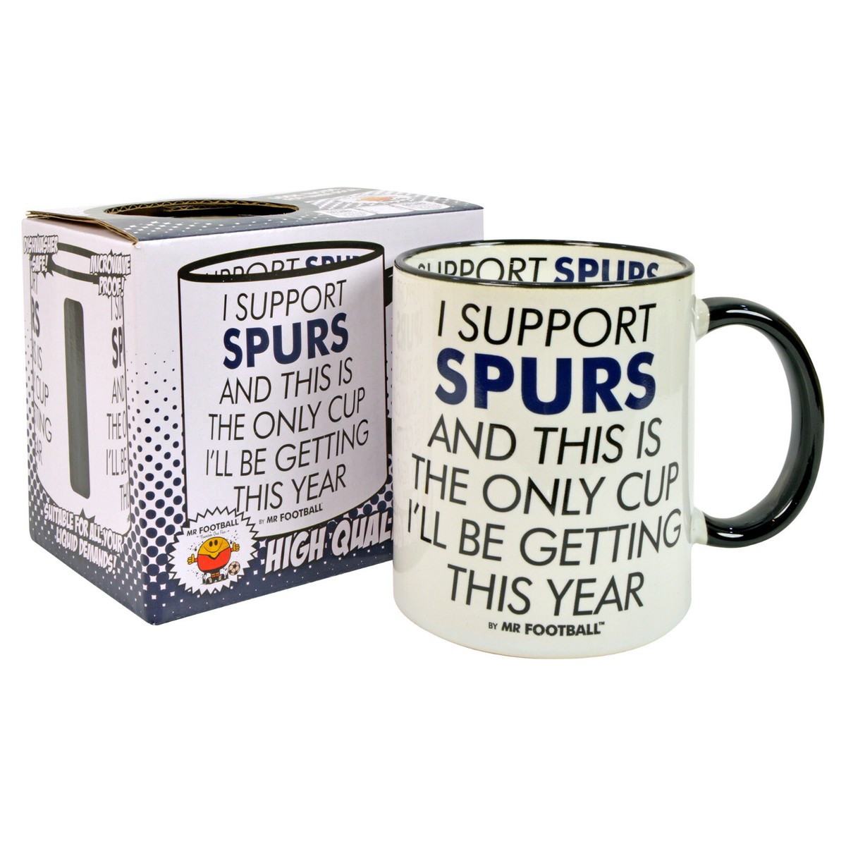 FOCO Tasse à thé ou café sous licence officielle Tottenham Hotspur FOCO Tasse à thé ou café sous licence officielle Tottenham Hotspur