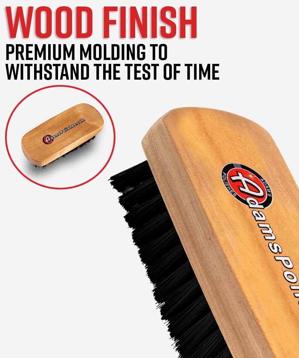 Adam's Polishes Mini Cockpit Detailing Brush - Soft Nylon Brush For Car Interior, Leather, Upholstery - View #2