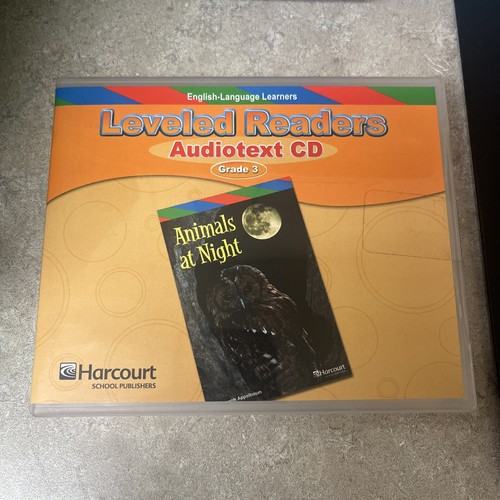 Harcourt School Publishers Storytown Audio Text CD Animals At Night Grade 3 ELL - Imagen 1 de 2