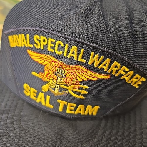 Cappello snapback vintage Naval Special Warfare Seal Team US Navy berretto USA militare - Foto 12 di 13
