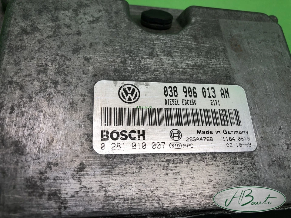 Centralita de motor VW Caddy Seat Inca 1.9 SDI 0281010007 EDC15V2171 038906013AN - Immagine 2 di 2