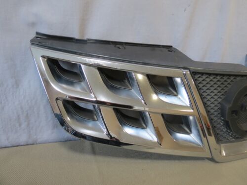 ✅ 11 12 13 14 15 Nissan Rogue Front Upper Bumper Grille Grill Mesh Chrome OEM - Picture 4 of 13