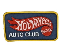 Hot Wheels Auto Club Mattel Vintage Embroidered 4in Iron / Sew-On Patch