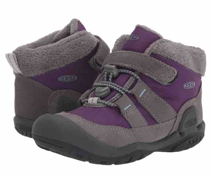 Stivali isolati impermeabili nuovi Keen Knotch Chukka per bambini taglia 12 M 1026741