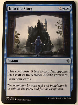 into the story mtg card Into the Story [Throne of Eldraine] main image 0