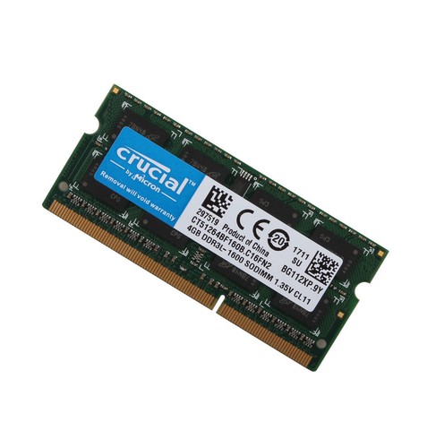 Crucial 16GB 8GB 4GB PC3L 12800 DDR3L 1600MHz Laptop Memory RAM SODIMM 204 Lot " - Picture 7 of 15