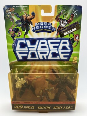 Cyber Force Action Figures Mega Heroes The Ultimate Encounter Limited Edition ..