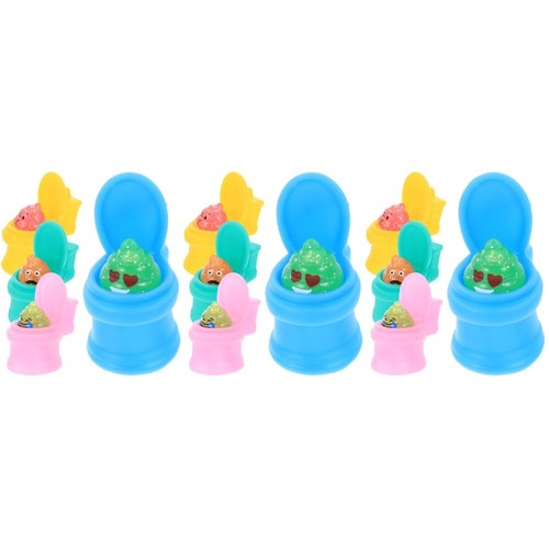 3 Count Toilet Poop Toys Office Portable Anxiety Lovely Pressure - 第 6/12 張圖片