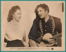 LYNN BARI & WARNER BAXTER in "The Return of The Cisco Kid" - Original Photo 1938