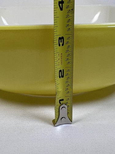 Casseruola hostess con coperchio ciotola piatto vintage gialla PYREX 2,5 qt - Foto 24 di 24
