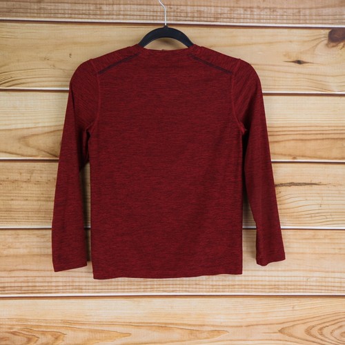 Russell Active Tshirt Boys Size M red Heathered Polyester Blend Dri-Power 360 - Picture 2 of 6