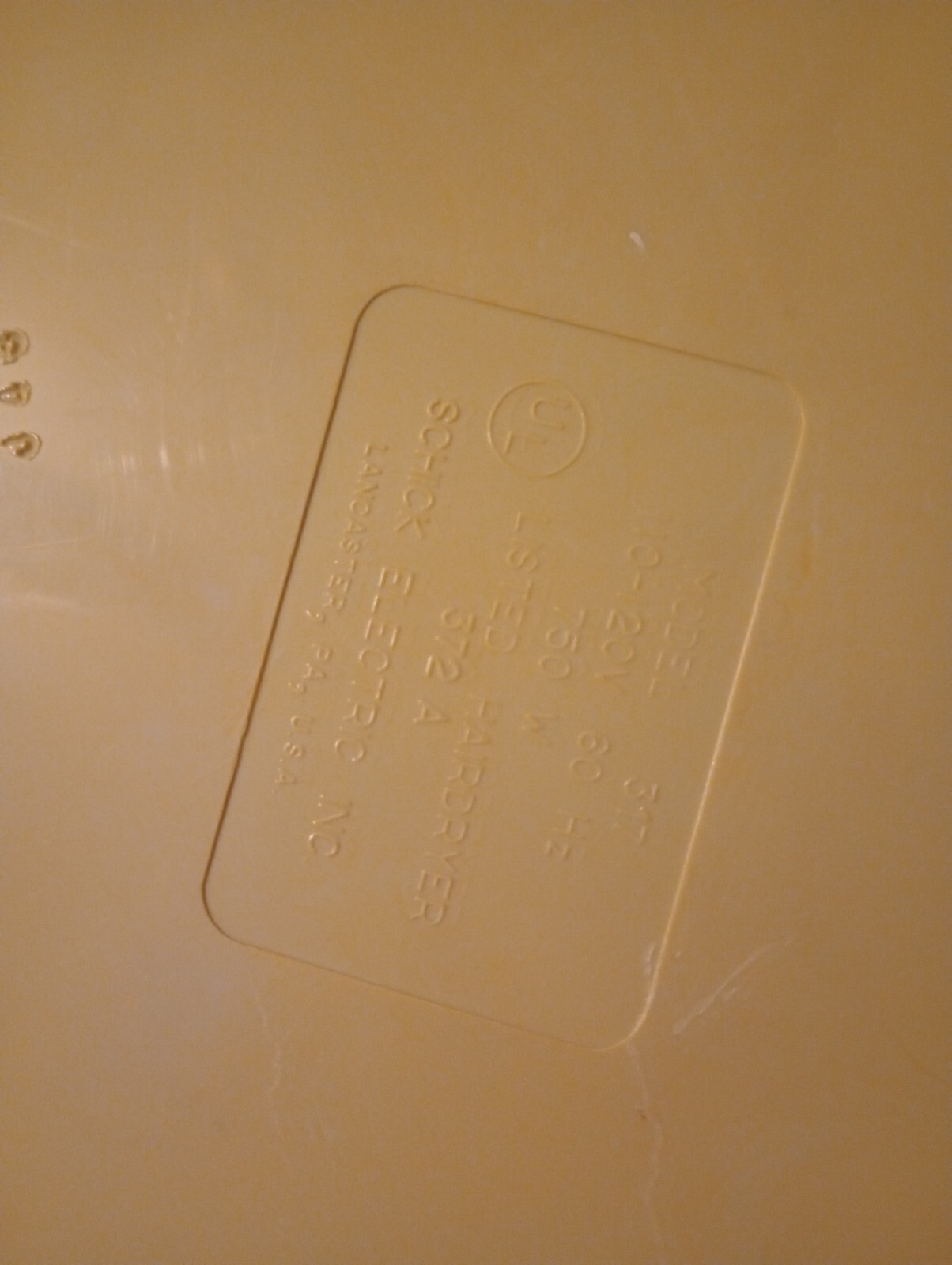 Vintage 1970s Lady Schick Consolette model 317 Portable Hair Dryer WORKS