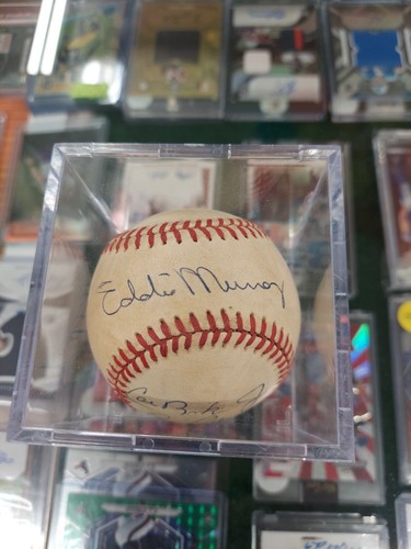 Baltimore Orioles AUTOGRAPH baseball Cal Ripken Jr, Billy Ripken & Eddie Murray - Picture 2 of 6