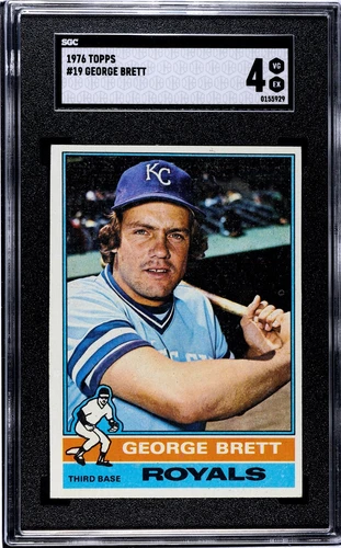 1976 Topps #19 George Brett SGC 4 VG-EX 3B Kansas City Royals HOF