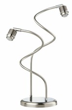 LED Tischleuchte Peters-Living 6470023 Beistellleuchte Schalter Chrom Glas 7,5W