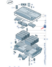 New SKODA SUPERB MK3 High-Voltage Battery Left Support 3Q0972901C NO🇺🇸DUTIES