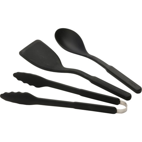 GREENPAN 3pc Tong Turner Metal Core Silicone Utensils Set