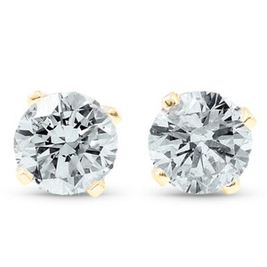 1-4ct-Diamond-Studs-14K-Yellow-Gold