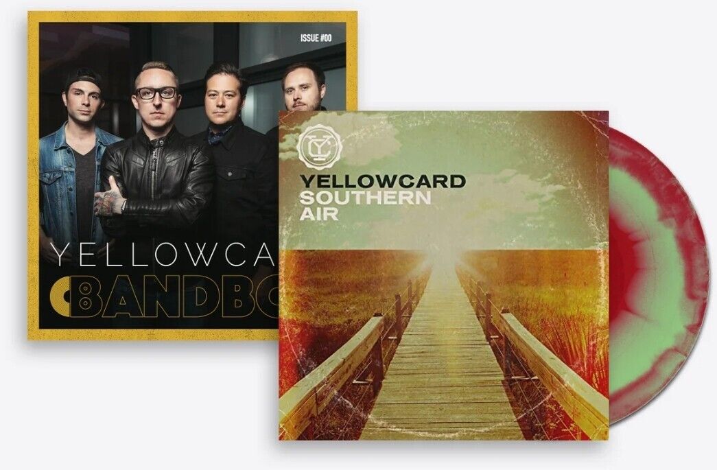 Yellowcard - Southern Air LP Limited Red Green Swirl Vinyl + Magazine Brand New