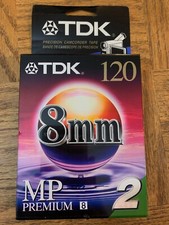 TDK MP-120 Minute 8mm Cassettex2