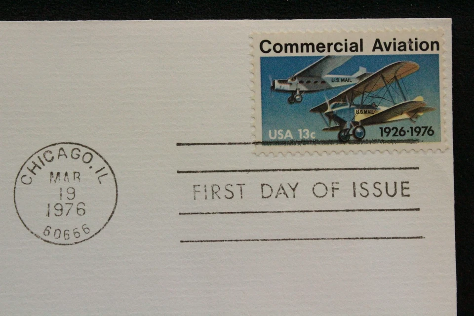USPS FDC #1684 1976 13¢ Commercial Aviation Fleetwood ST788 - Image 2 of 3