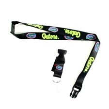 NCAA Florida Gators Black Breakaway Lanyard Keychain NWT Free Shipping
