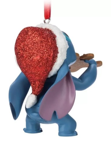 Disney Parks Santa Stitch con pan de jengibre adorno de Navidad nuevo con etiqueta - Imagen 2 de 2