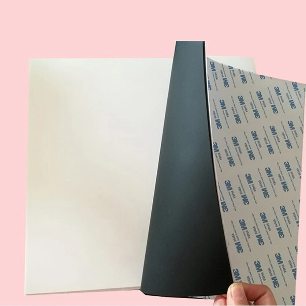 Silicone rubber sheet with cheap adhesive