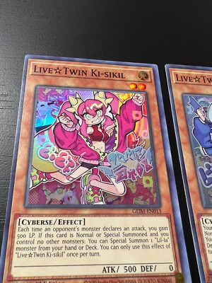 ⭐︎キヨ⭐︎Dimit YU-GI-OH! 2PC LOT Live Twin Ki-sikil & Lil 1st EDITION SR