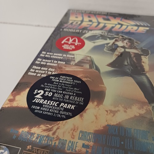 RARE Original Back To The Future VHS New, Factory Sealed. MCA Free Shipping - Picture 6 of 8