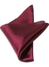  95 Bloomingdales Men'S Solid Red Burgendy Handkerchief Dress Silk Pocket Square