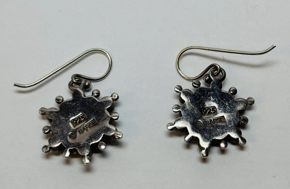 Barse Sterling 925 Silver Multigemstone Dangle Earrings - Imagem 2 de 4