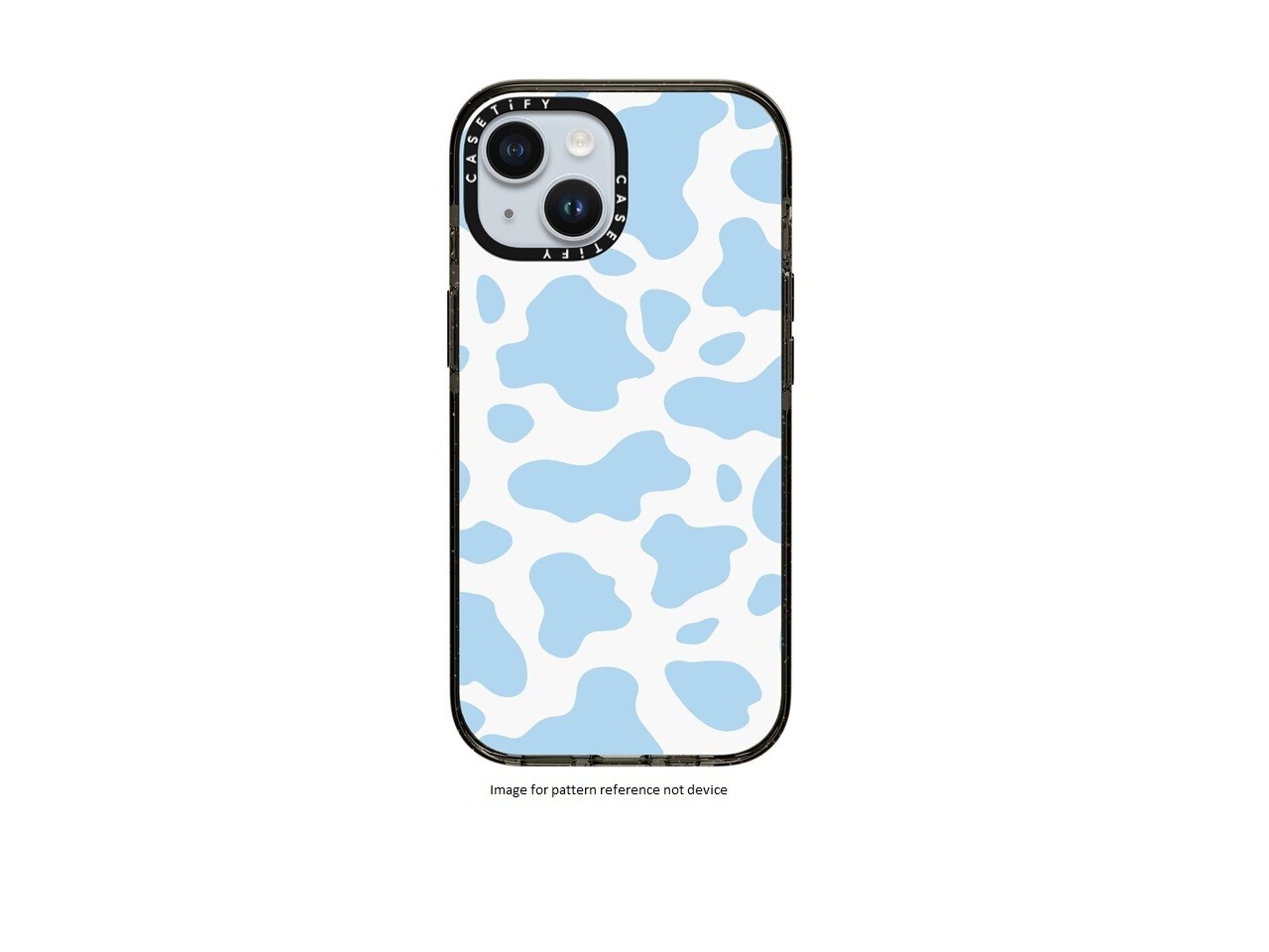 CASETIFY Impact Case for iPhone 15 Pro Max - Blue Cow Design - Shockproof Protection-image