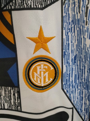 INTER MILAN 1995-1996 away BNWT Pirelli shirt camiseta maillot trikot maglia L - Picture 2 of 8
