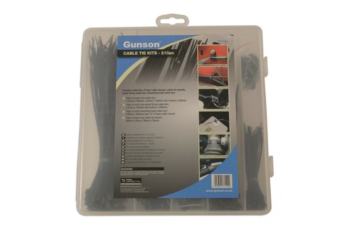 Gunson 77140 210 Piece Cable Tie Kit - Picture 5 of 12