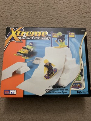 Mega Bloks Xtreme Sports Snowzone 2000 SEALED NEW IN BOX NIB 145 PIECE SET TOY
