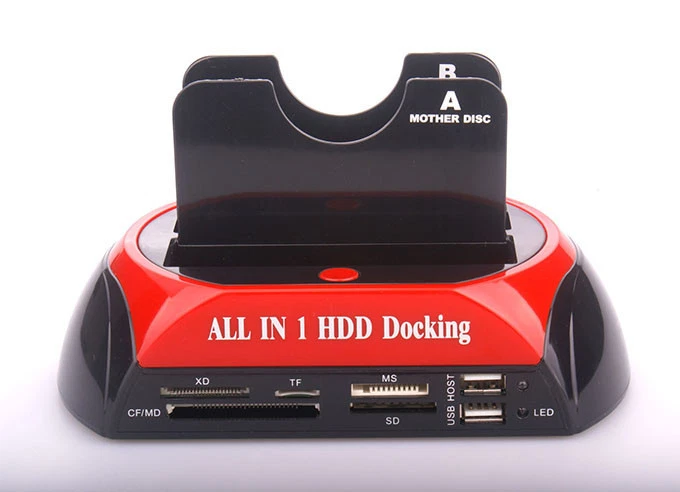 All in 1 Sata Hard Disk HDD Enclosure Docking Station 876C + eSata - Image 2 of 4