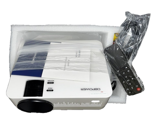 DBPower L21 Mini LCD Video Projector - White - Picture 2 of 2