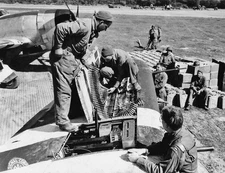 WWII Photo USAAF  P-47 Thunderbolt Fighter Ammo Loading  World War 2 WW2 / 5142