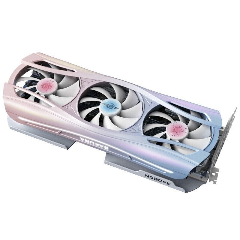 Yeston AMD Radeon RX9070XT Sakura 16G Atlantis OC GDDR6 Graphics