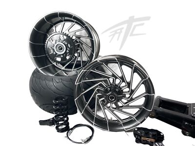 ★YU★ NINJA 330 FAT TIRE KIT GREY MAYHEM WHEELS STEALTH ARM 06-11